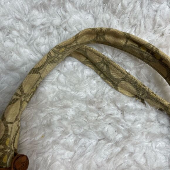 Fossil Key-Per Coated Canvas Floral Large Tote Bag With Key top magnetic closure - Picture 13 of 14